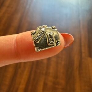 RETIRED Pandora Charm - Suitcase Charm